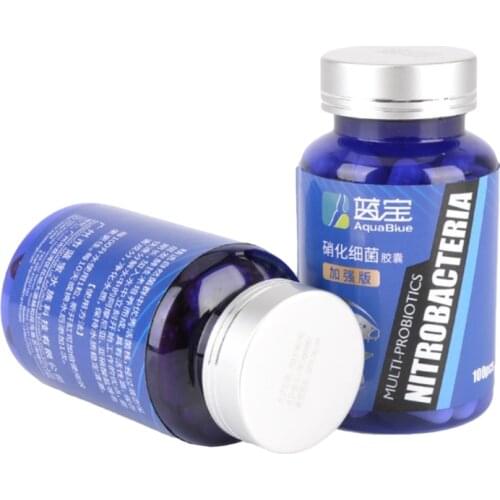 100Pcs/Bottle Aquarium Nitrifying Bacteria Concentrated Capsule Fish Tank Pond Cleaning Fresh Water
