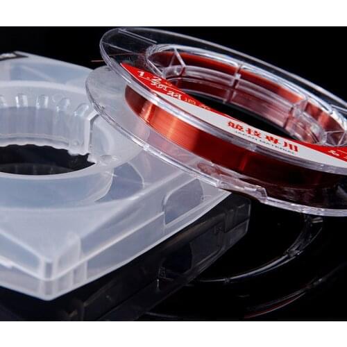 Super strength fishing supplies 50 meter wear resistant durable nylon fishing tackle lures line strong pulling fish thread 2pcs