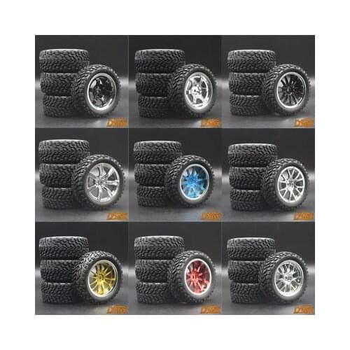 4pcs 1/16 RC On-Road Rally tires 75mm suitable for HSP 94123 94122 9050