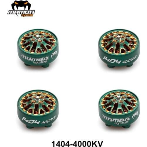 4PCS DIATONE MAMBA TOKA 1404 4000KV 4S 3000KV 6S Brushless Racing Motor Green for RC FPV Racing 2.5inch-4inch Toothpick Drones