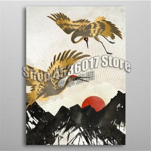 5d Diy Diamond Painting Cross Stitch Crane Diamond Embroidery Diamond Mosaic Full Round Rhinestone Gifts Handmade Craft Picture