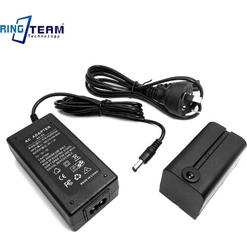 Power Adapter NP-F750 Dummy Battery Replace NP F970 F550 F570 for Sony Cameras Camcorders and illuminators Lamps Lights