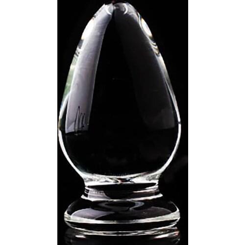 Pure Pleasure Sensual Glass Butt Plug sex toys for woman lesbian anus G SPOT squirt Crystal BIG BALL GAY DICK prostate anal plug