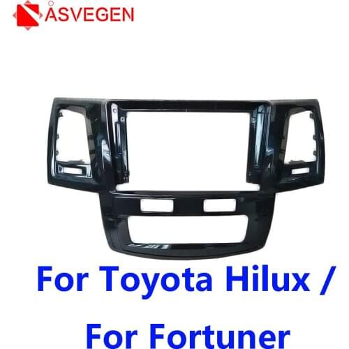 Car Radio Frame For Toyota Hilux / Fortuner Car Stereo Multimedia Player Pannel