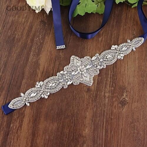Noble Belt Rhinestone Crystal Beaded Belt Silver Belt Shiny Belt For Women Girl Evening Dress Accessories Bridal Wedding Belt