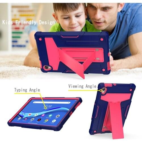 Case For Lenovo Tab M10 HD FHD Plus P10 Full body Heavy ShockProof Kids tablets Cover For TB-X606 X505 X605 X306 X705 Fundas