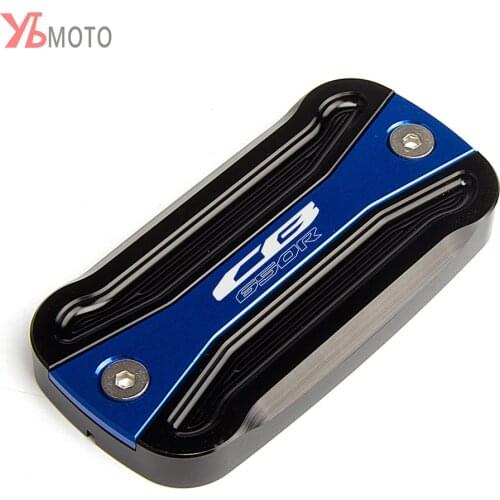 For HONDA CB 650R CB650R 2019 2020 Laser Logo Black Motorcycle CNC Aluminum Front Brake Fluid Reservoir Cover Cap