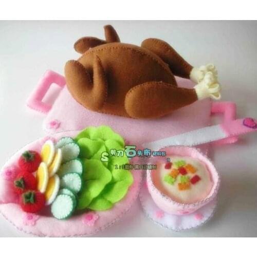 Chicken salad Fabric Felt kit Non-woven cloth Craft DIY Sewing set Felt Handwork Material DIY needlework supplies