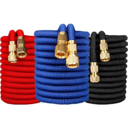 17-100FT Garden Hoses Adjustable Watering Flexible Pipe High Pressure Hose Tube Car Washing Cleaning Garden Irrigation Tools