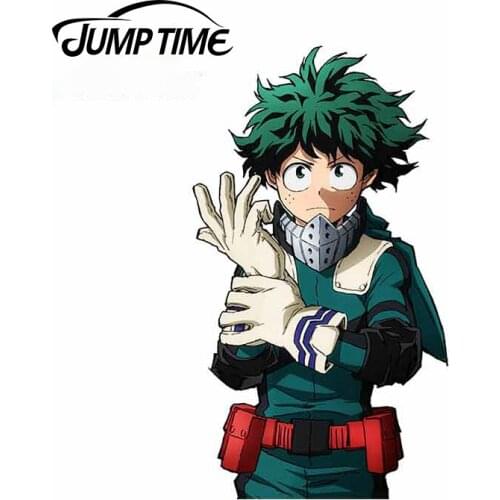 JumpTime 13 x 7.3cm My Hero Academi Personality Creative Car Decal Waterproof Graffiti Sticker Occlusion Scratch