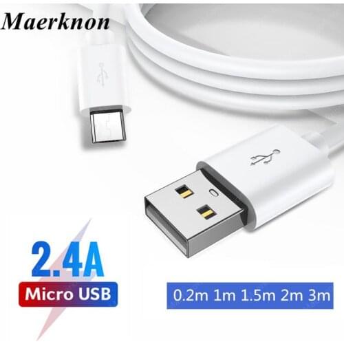 Micro USB Cable Fast Charging USB Sync Data Mobile Phone Android Adapter Charger Cable For Samsung Sony HTC LG 1m 2m 3m Cables
