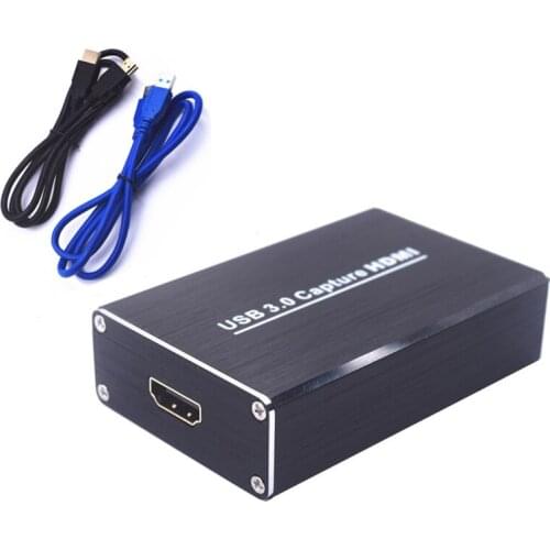 Video Capture Card USB 3.0 4K 60Hz HDMI Capture Cards Video Grabber Recorder Box Dongle for Game Streaming Live Stream Broadcast