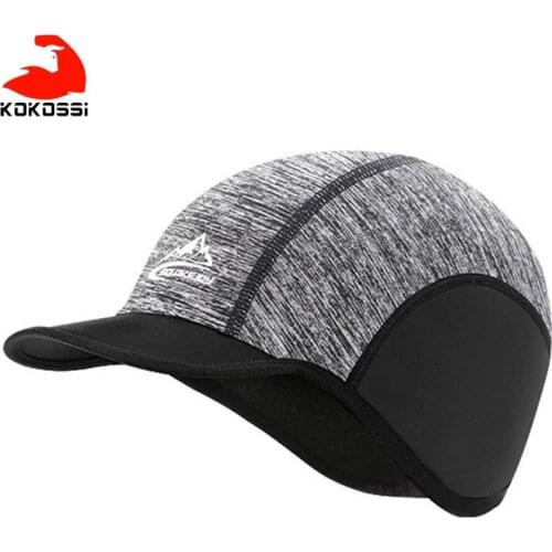 KoKossi Winter Ski Cap Windproof Thermal Fleece Cycling Cap Running Skiing Motocycle Head Hat Snow Road Bike Outdoor Headwear