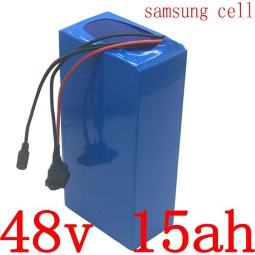 48V 1000W Scooter Ebike Battery 48V 15AH electric bicycle battery 48V 10Ah 13Ah 15Ah 18Ah 20Ah Lithium Battery use samsung cell