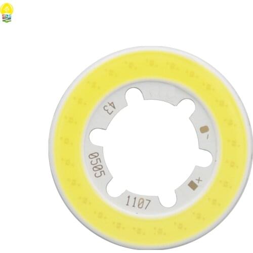 1pcs 5pcs 10pcs annular 43mm cob led Light Source for DIY bulb lamp 15W 300mA cold nature warm White 5W COB LED cob