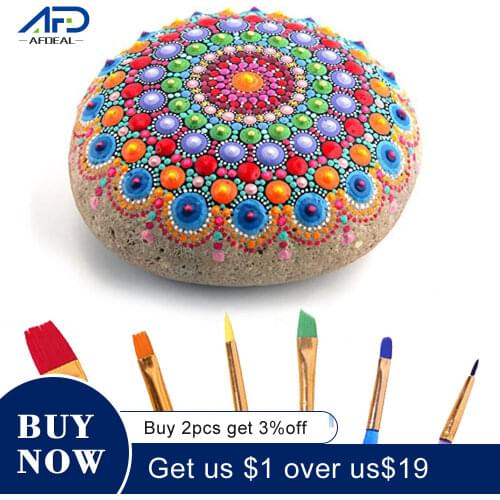 Mandala Dotting Tools Painting Stencils DIY Stone Embossing Starter Drawing Stylus Pens Art Kit