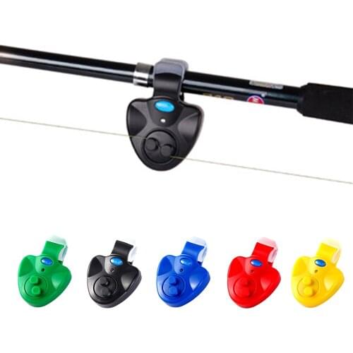 Outdoor LED Light Fishing Bite Alarms Fishing Line Gear Alert Indicator Buffer Supplies Portable Alarm Lovers Fishing Accessorie