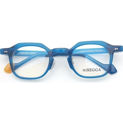 2021 New Acetate Optical Eyeglasses Frame Men Square Vintage Myopia Prescription Glasses Frame Women Male Luxury Brand Eyewear