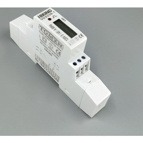 5(45)A 45A 120V 60HZ Single phase Din rail KWH Watt hour din-rail energy meter LCD