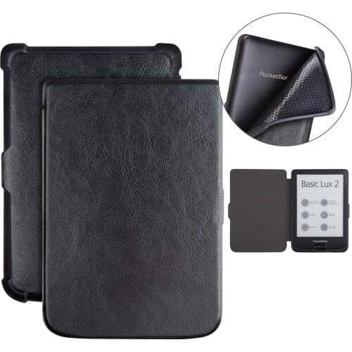 Smart Soft TPU Case for Pocketbook 627 616 632 606 628 633 Touch Lux 4 5/Touch HD 3/Basic Lux 2 Cover Auto Wake Sleep Funda Capa