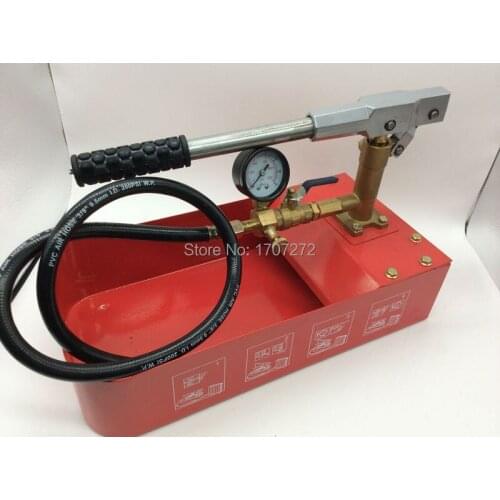 Hand movement 7.0mpa vacuum water pump for Water pressure test pipe leak hunting
