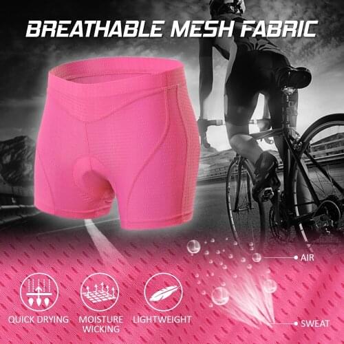 LIXADA Women Cycling Shorts Bicycle Cycling Comfortable Underwear compression tights Gel 3D Padded Bike Short Pants MTB Shorts