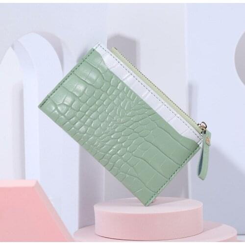 Women Alligator Pattern Short Wallet Vintage Coin Card Organizer Casual Ladies Multi Layers Clutch Phone Dollar Price Purses