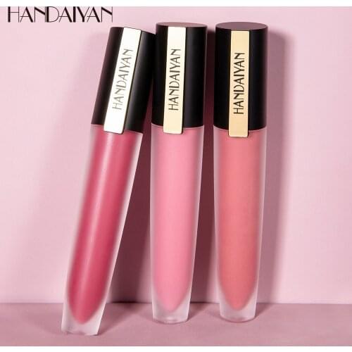 HANDAIYAN small pen liquid matte lip gloss fog velvet liquid lipstick waterproof non-stick cup lip glaze