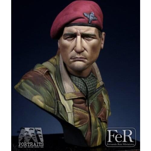 1/16 British Paratrooper Red Devils, Arnhem, 1944 Resin kit Bust GK Military theme of World War II Uncoated No colour