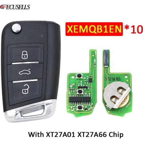 10Pcs/Lot Xhorse VVDI Super Remote XT27A01 XT27A66 Chip MQB Type for VVDI2 / VVDI MINI Key Tool / VVDI Key Tool Max XEMQB1EN