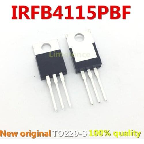 100% nuevo 50 unids/lote original MOSFET IRFB4115PBF 150V104A IRFB4115 TO-220 Transistor