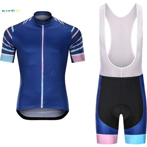 2021 Summer Mountain Bike Jersey Men Set Breathable Team Racing Sport Bicycle Jersey Short Sleeve Quick-Dry Bicicleta Sportswear