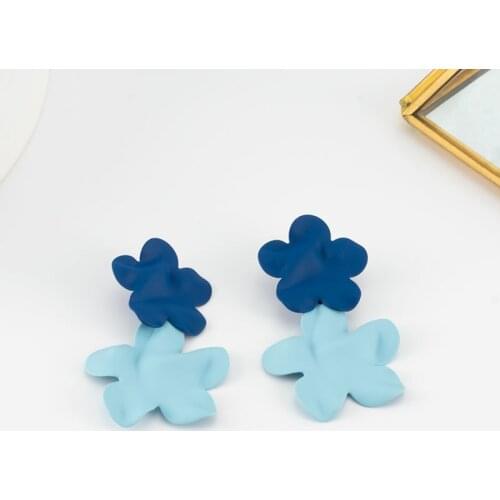 2021 New Fashion Trend Earrings Large Earrings Korean Earrings For Women Statement Multicolor Earrings Trend Female Jewelry Gift