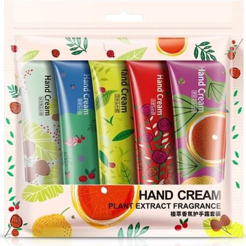 BIOAQUA Plant flavor Hand Cream Set Moisturizing Hydra Moisturizing Nourishing Anti-chapping Whitening skin care set 30g