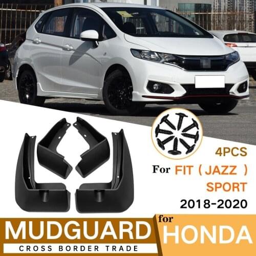 4 PCS Mudflap For Fit Jazz Sport 2018-2020 Front Rear Car Fender Mud Flaps Guard Splash Flap Mudguards Accessories