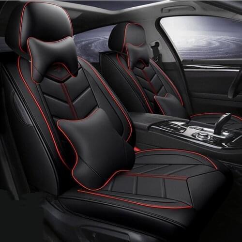 Full Coverage Eco-leather auto seats covers PU Leather Car Seat Covers for Honda civic accord crv grosstour honda pilot car seat