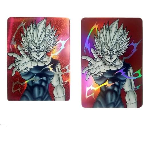 Dragon Ball DIY Flash Card Demon Vegeta IV Childrens Toy Holiday Gift Collection Cards