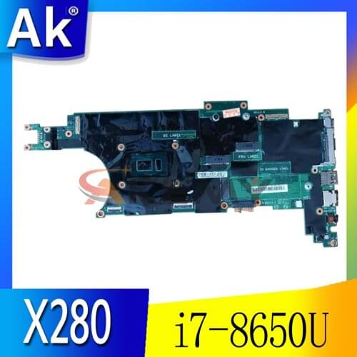 For Lenovo Thinkpad X280 Laptop Motherboard EX280 NM-B521 W/ i7-8550U i7-8650U 16GB-RAM 100% Tested FRU 01LX688 01LX676 01LX68
