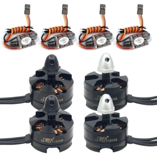 FPV Racing Drone Motor ESC Combo BLHeli 12A ESC 2204 2300KV Motor for Quadcopter Helicopters Airplanes Accessory