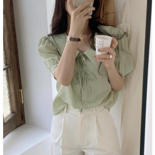 Зеленые блузки Lai Le Lei China At AliExpress