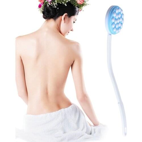 Massage Shower Cleaning Bath Brush Spa Massage Long-Handled Bathroom Product Tool Bathroom Wash Brush