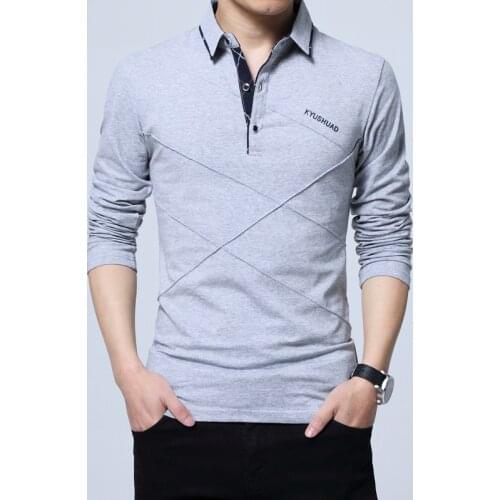 Brand T Shirt Men Long Sleeve Tshirt Slim Fit Loose Casual Cotton T Shirt Men Fahison Stripe Tee Fitness Tops Men Clothing M-5XL