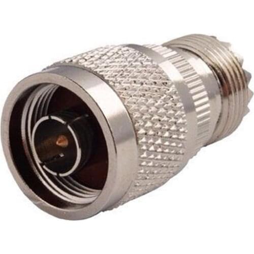 N Type Male Male Plug To UHF Female Plug RF Coaxial Adapter Connector N-J/UHF-K