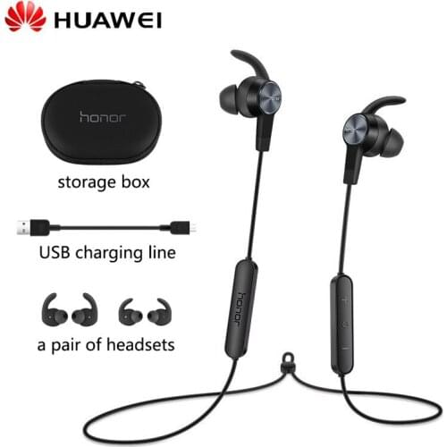 Huawei Honor Xsport Am61 Earphone Bluetooth Wireless Connection With Mic In-ear Style Charge Easy Headset For Ios Android