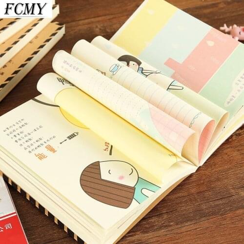 Creative Trend Color Page Notebook Fresh and Lovely Diary Hardcover Hand Book School Supplies