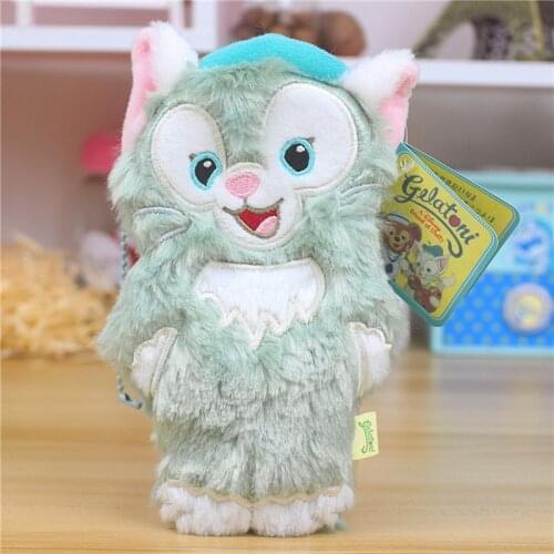 New Disney Cartoon Duffy Good Friend Gelatoni Plush Toy Zero Wallet Key Package Headphone Coin Bag