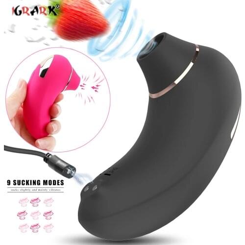 Oral Sucking Vibrator 9 Speeds Licking Vibrating Sex Toys for Women Adults Tongue Nipple Clitoral Stimulator Female Masturbation