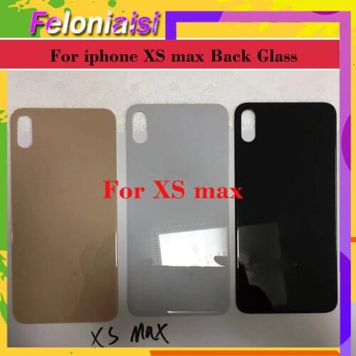 10pcs/lot Original Back Glass Replacement parts For iphone X 8X XR XS XSMAX case body chassis shell battery housing cover Glass