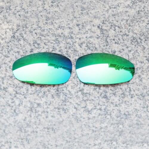 Wholesale E.O.S Polarized Enhanced Replacement Lenses for Oakley Juliet Sunglasses - Emerald Green Polarized Mirror