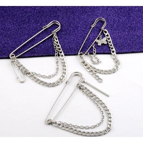 QiLuxy Brooches For Men